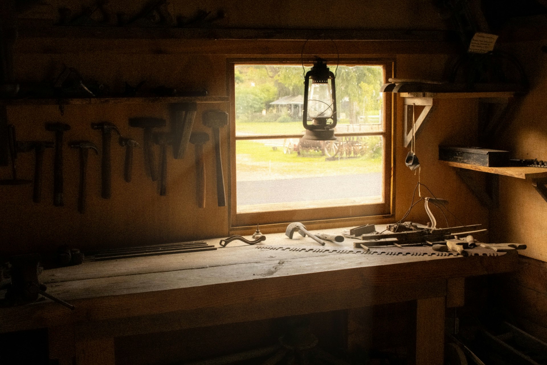 SMMJ Pty Ltd workshop bench and tools