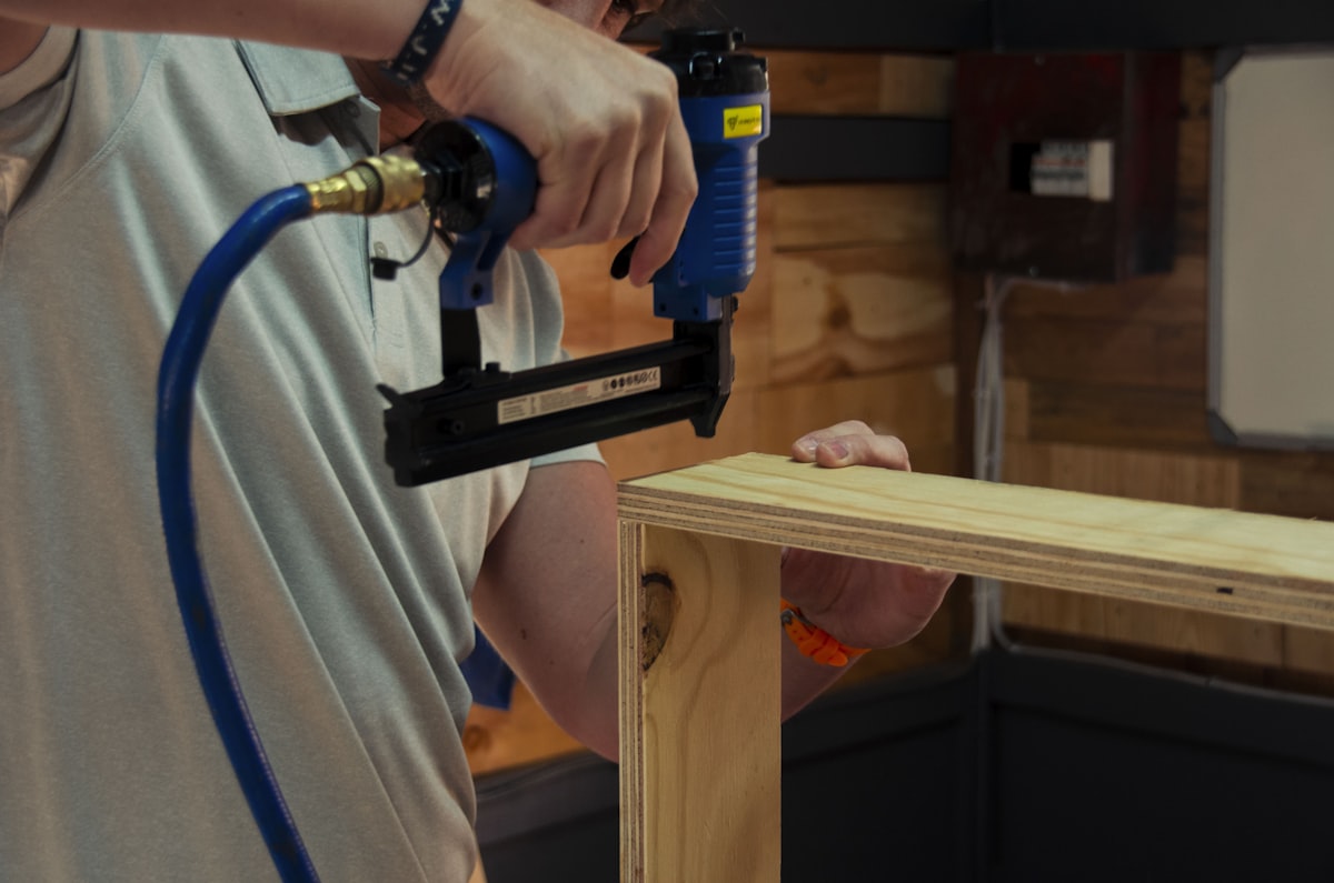 SMMJ Pty Ltd carpenter assembling joinery